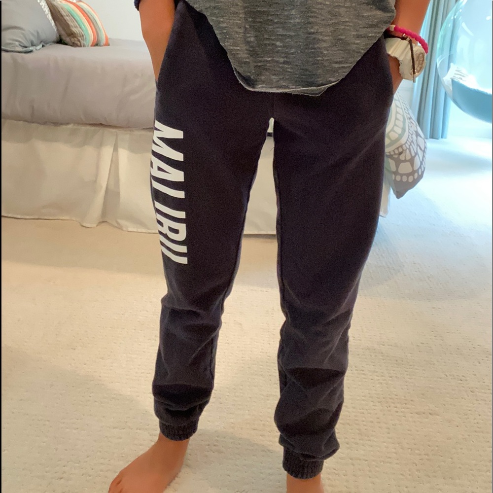 Brandy Melville Malibu Navy Sweatpants